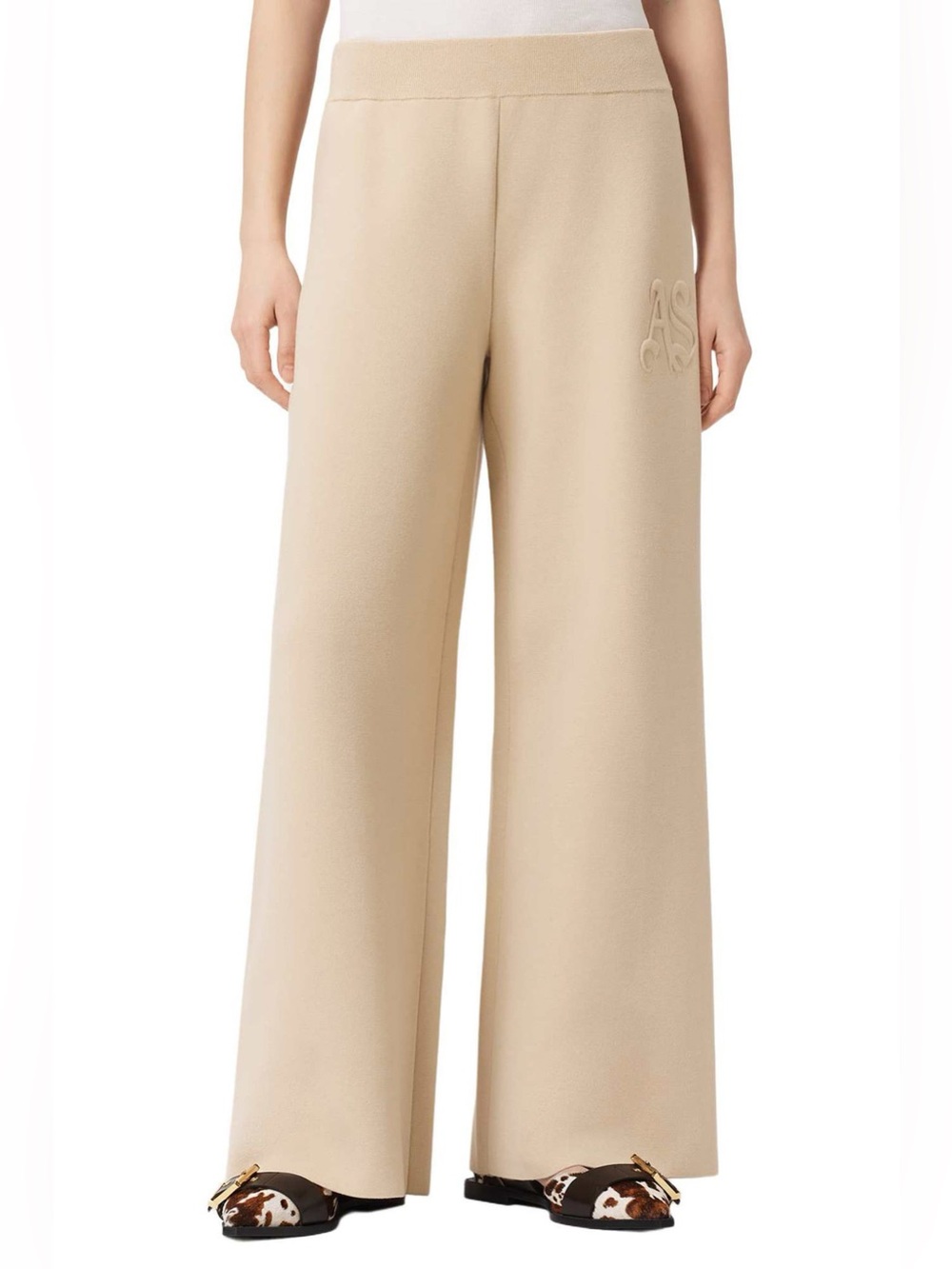 AllSaints NWOT Sonny Knit Wide Leg Pants Sz 10